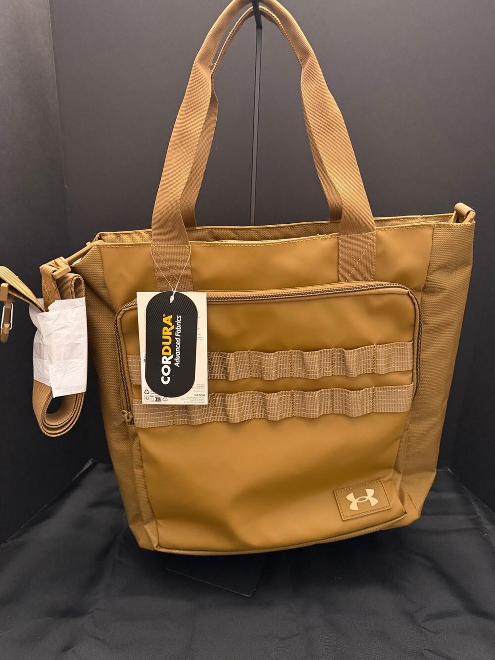 NEW Under Armour Triumph Utility Tote Bag with CORDURA® advanced fabric 15x13x5”